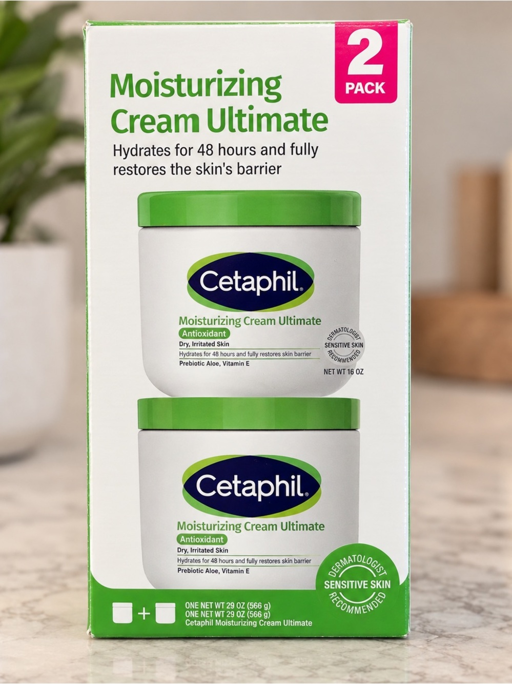 Cetaphil Moisturizing Cream Ultimate 2 Pack NEW